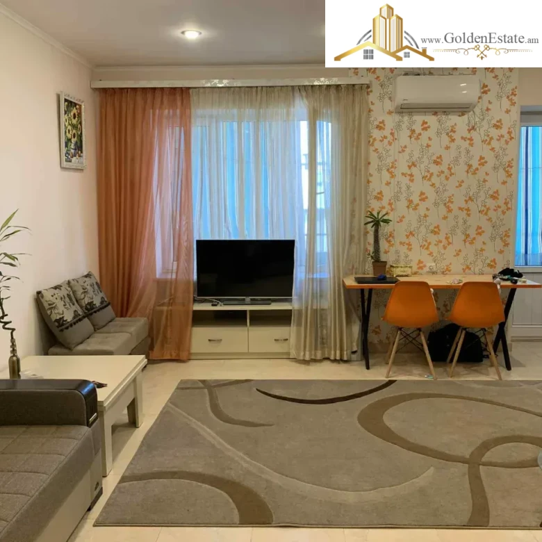 1 սենյականոց բնակարան Աղբյուր Սերոբի փողոցում Արաբկիրում, 42 քմ, բարձր առաստաղներ, քարե շենք