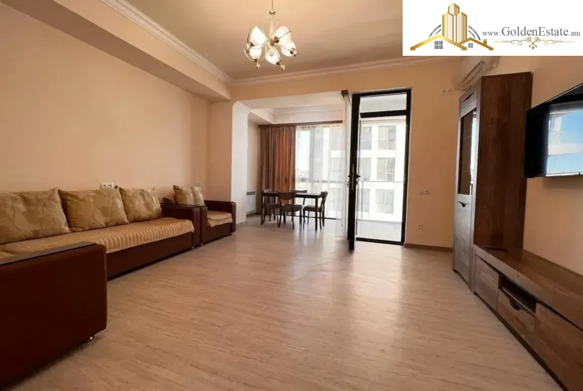 2 սենյականոց բնակարան նորակառույց շենքում Կարապետ Ուլնեցու փողոցում Արաբկիրում, 73 քմ, 6/16 հարկ