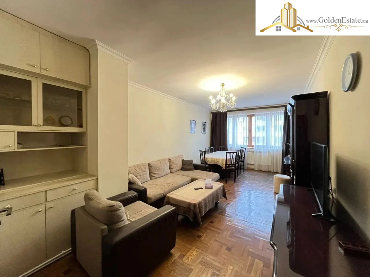 2 սենյականոց բնակարան Վիկտոր Համբարձումյան փողոցում Արաբկիրում, 75 քմ, 6/9 հարկ, բարձր առաստաղներ