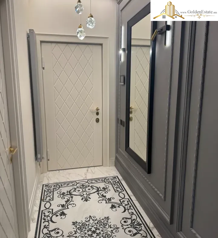 2 սենյականոց բնակարան նորակառույց շենքում Կոմիտասի պողոտայում Արաբկիրում, 76 քմ, նախավերջին հարկ