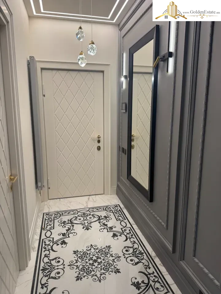 2 սենյականոց բնակարան նորակառույց շենքում Կոմիտասի պողոտայում Արաբկիրում, 76 քմ, նախավերջին հարկ