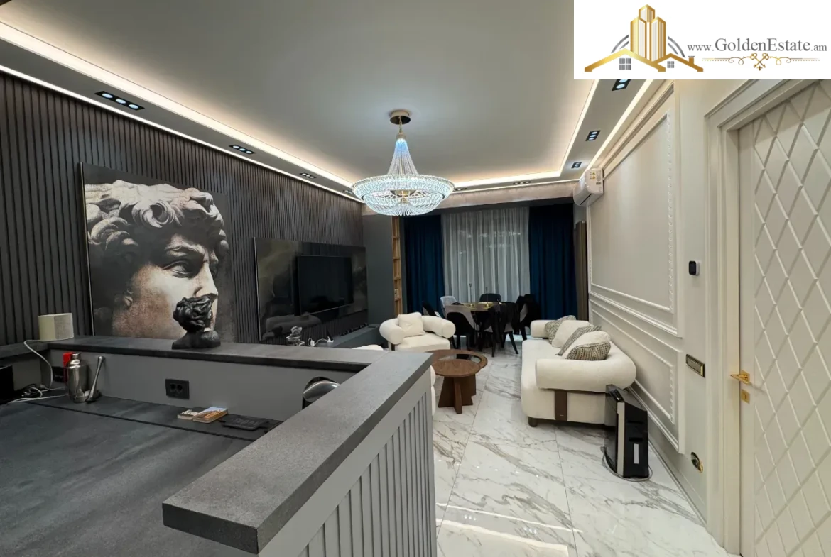 2 սենյականոց բնակարան նորակառույց շենքում Կոմիտասի պողոտայում Արաբկիրում, 76 քմ, նախավերջին հարկ