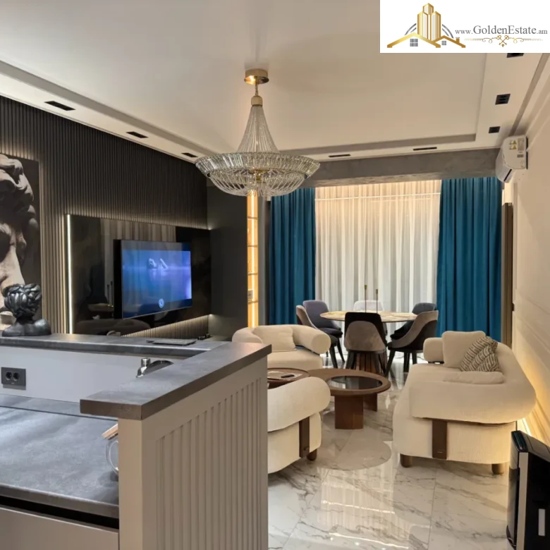 2 սենյականոց բնակարան նորակառույց շենքում Կոմիտասի պողոտայում Արաբկիրում, 76 քմ, նախավերջին հարկ