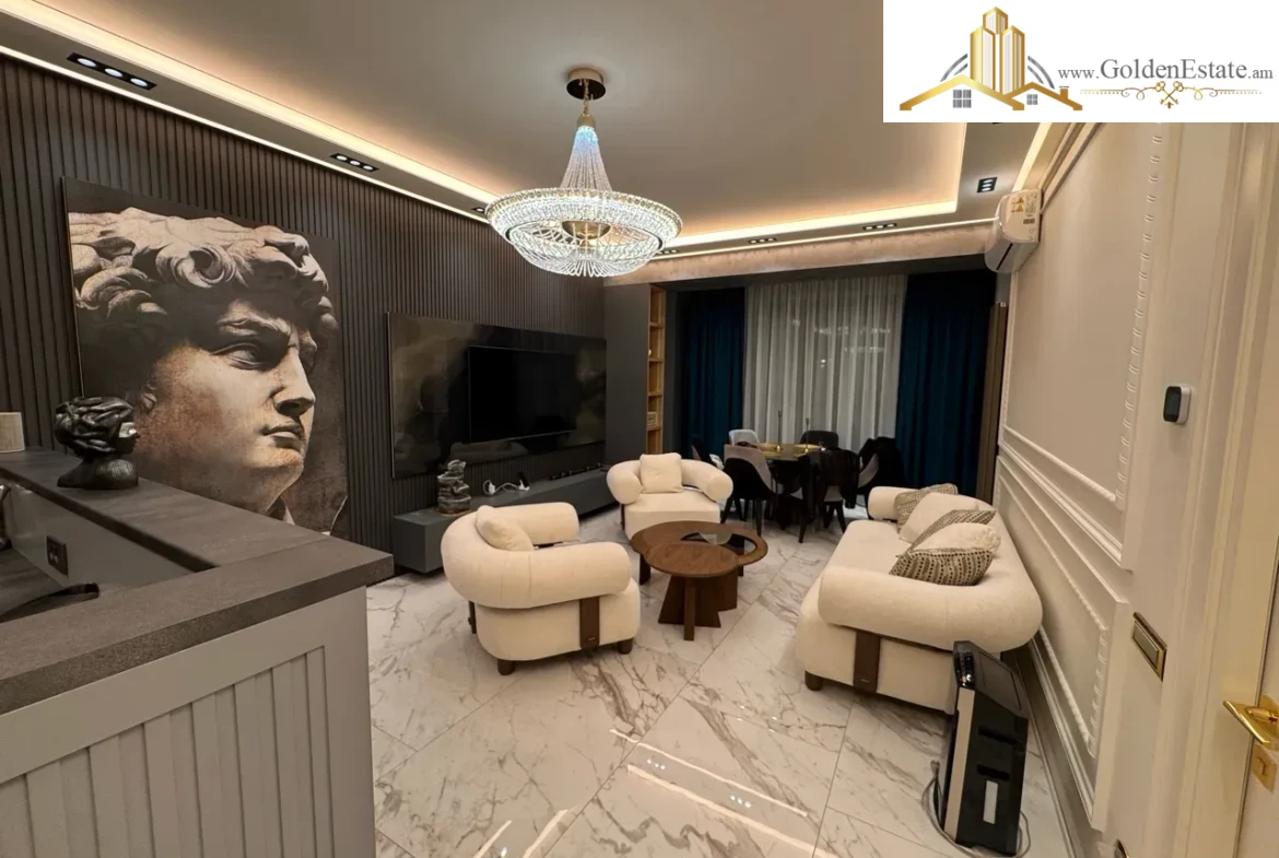 2 սենյականոց բնակարան նորակառույց շենքում Կոմիտասի պողոտայում Արաբկիրում, 76 քմ, նախավերջին հարկ