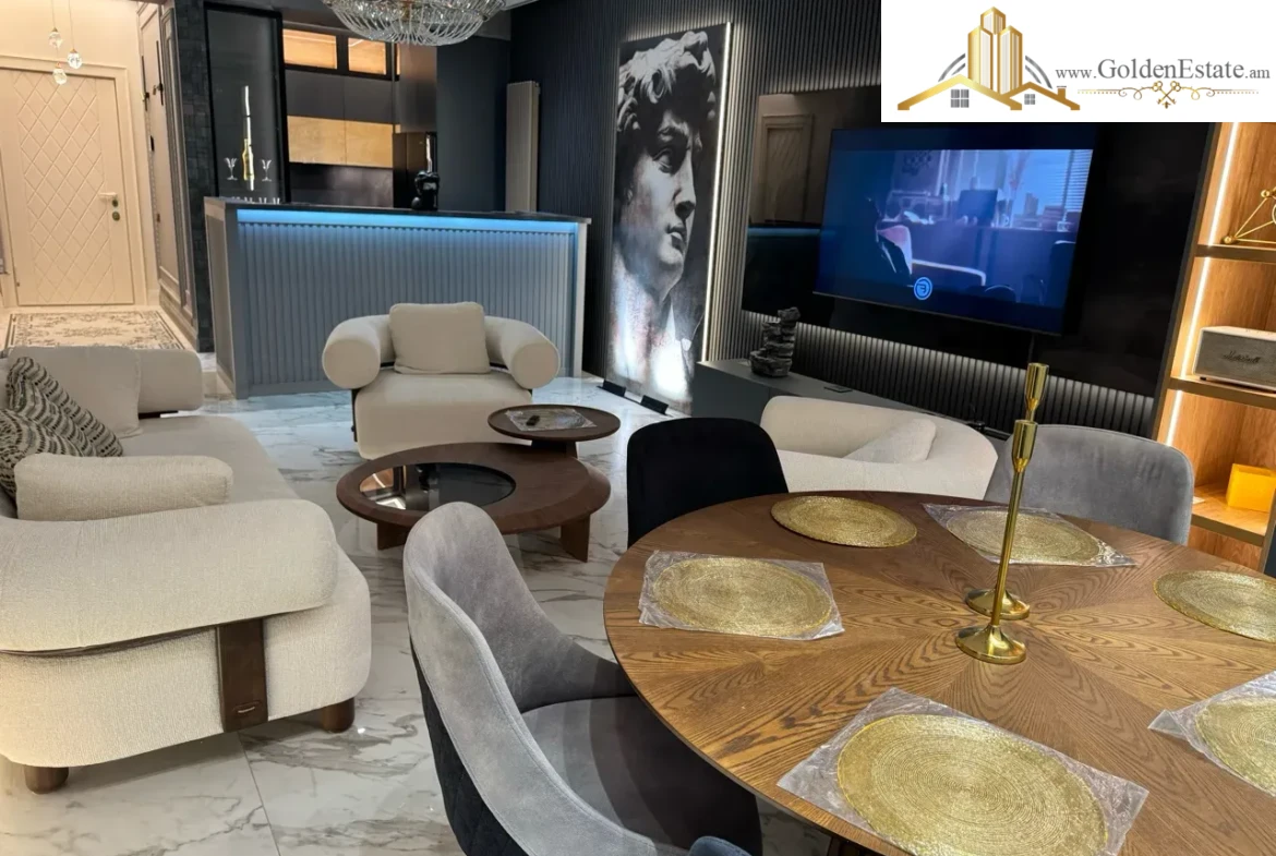 2 սենյականոց բնակարան նորակառույց շենքում Կոմիտասի պողոտայում Արաբկիրում, 76 քմ, նախավերջին հարկ