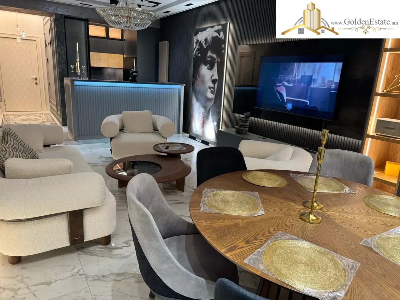 2 սենյականոց բնակարան նորակառույց շենքում Կոմիտասի պողոտայում Արաբկիրում, 76 քմ, նախավերջին հարկ