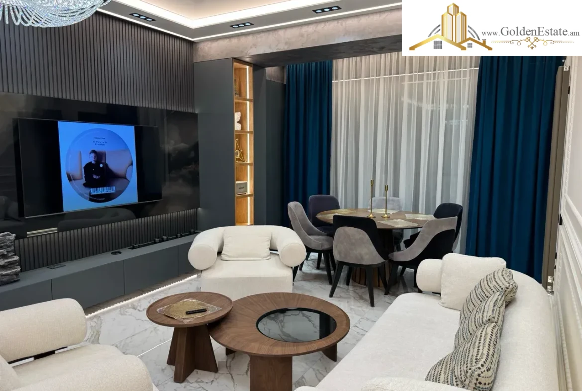 2 սենյականոց բնակարան նորակառույց շենքում Կոմիտասի պողոտայում Արաբկիրում, 76 քմ, նախավերջին հարկ