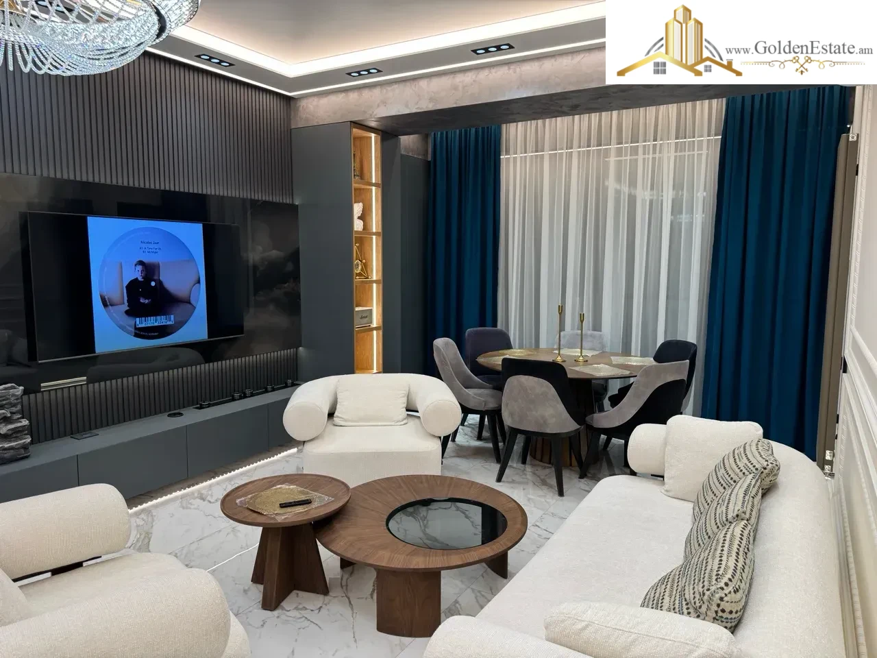 2 սենյականոց բնակարան նորակառույց շենքում Կոմիտասի պողոտայում Արաբկիրում, 76 քմ, նախավերջին հարկ