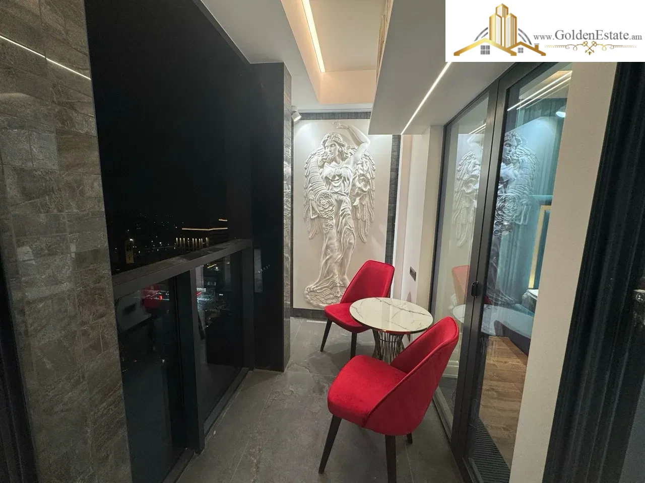 2 սենյականոց բնակարան նորակառույց շենքում Կոմիտասի պողոտայում Արաբկիրում, 76 քմ, նախավերջին հարկ