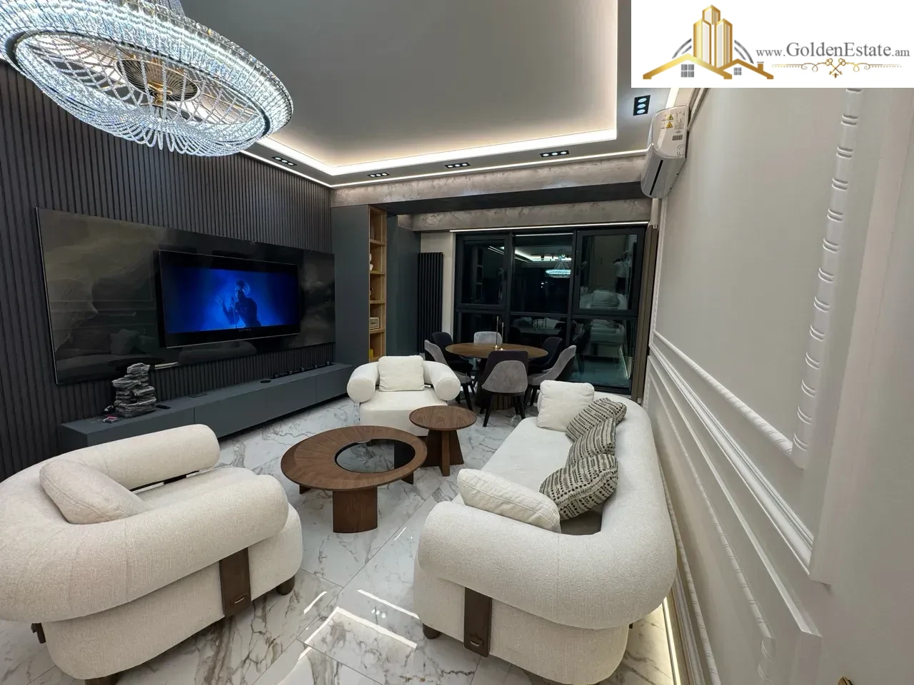 2 սենյականոց բնակարան նորակառույց շենքում Կոմիտասի պողոտայում Արաբկիրում, 76 քմ, նախավերջին հարկ