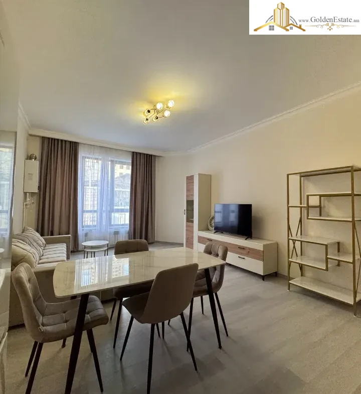 2 սենյականոց բնակարան նորակառույց շենքում Կարպ Խաչվանքյան փողոցում Արաբկիրում, 60 քմ, 2/4 հարկ