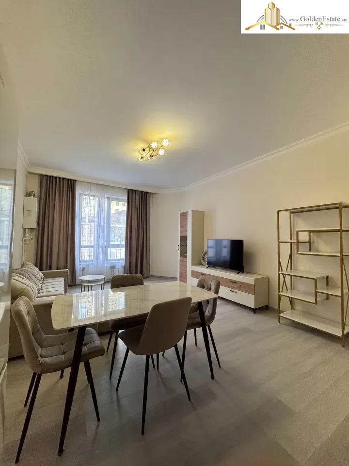 2 սենյականոց բնակարան նորակառույց շենքում Կարպ Խաչվանքյան փողոցում Արաբկիրում, 60 քմ, 2/4 հարկ