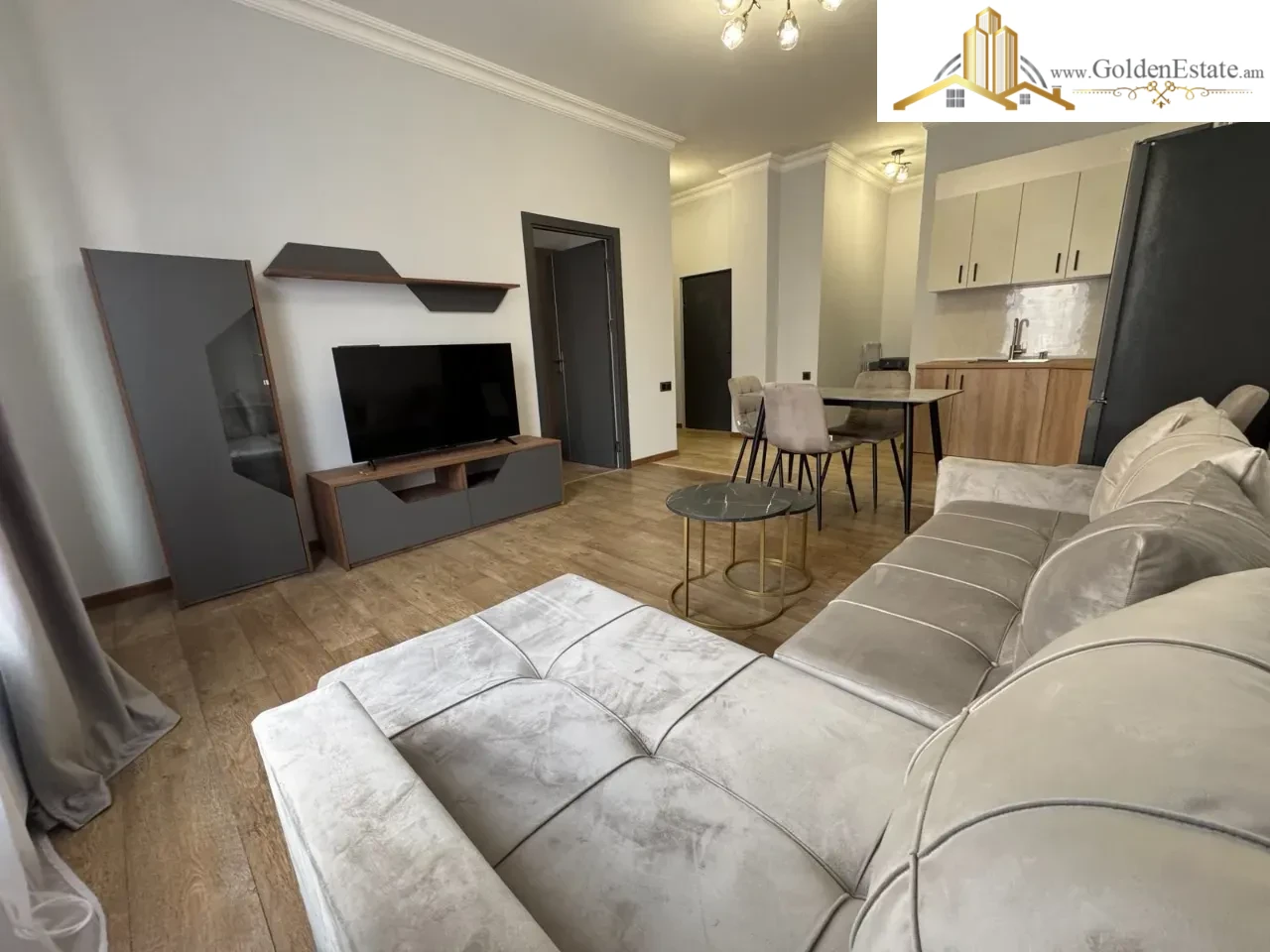 2 սենյականոց բնակարան նորակառույց շենքում Կարպ Խաչվանքյան փողոցում Արաբկիրում, 60 քմ, 2/4 հարկ