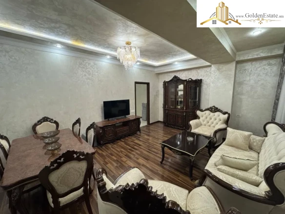 3 սենյականոց բնակարան նորակառույց շենքում Ադոնցի փողոցում, 105 քմ, 2/8 հարկ, 2 սանհանգույց