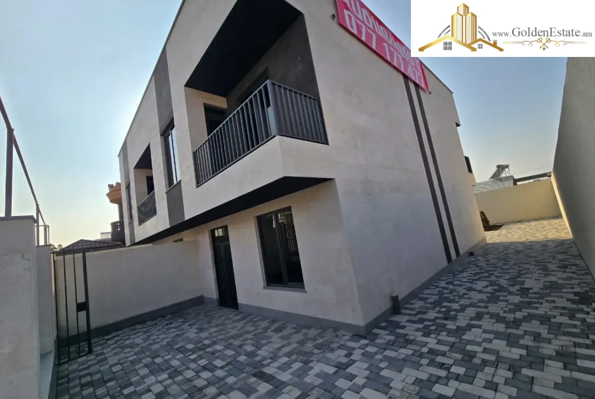Երեք հարկանի քարե տուն Լուկաշինի փողոցում Աջափնյակում, 267 քմ, 250 քմ հողի վրա, 3+ սանհանգույց