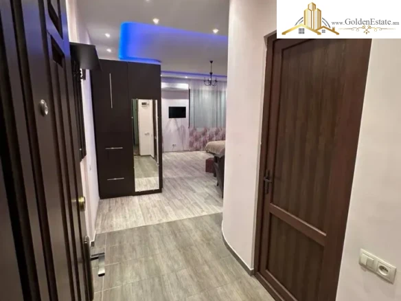 Ընդարձակ 1 սենյականոց բնակարան Նալբանդյան փողոցում կենտրոնում, 52 քմ, բարձր առաստաղներ, քարե շենք