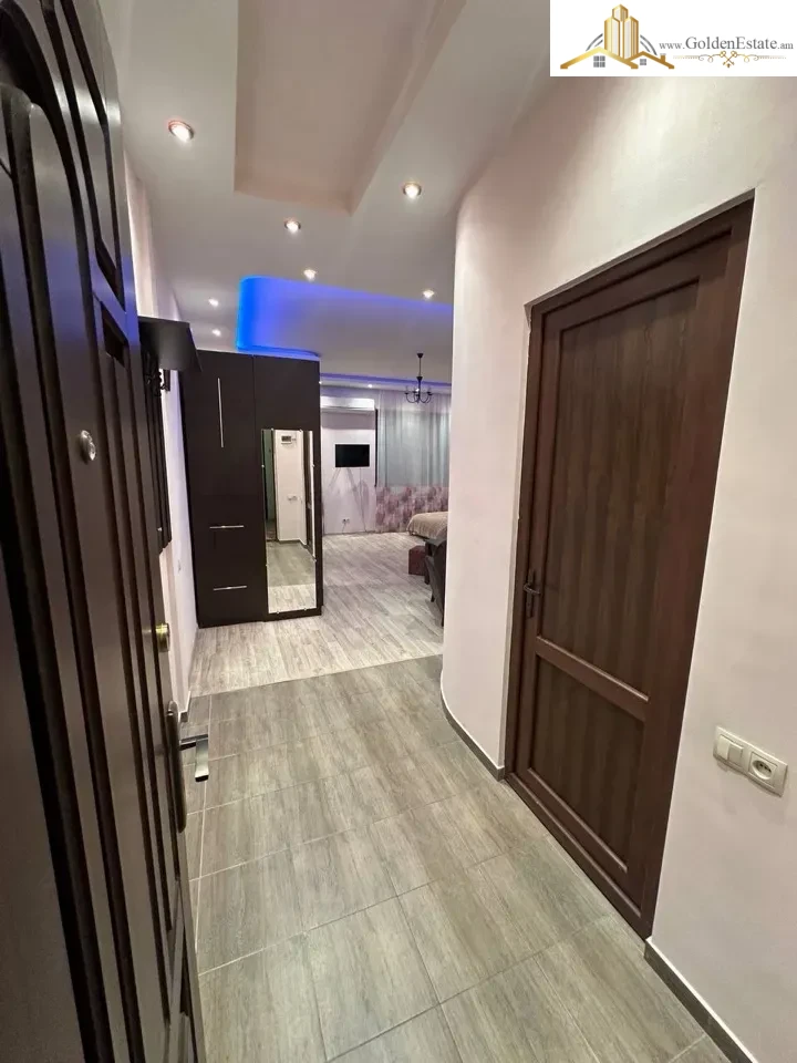 Ընդարձակ 1 սենյականոց բնակարան Նալբանդյան փողոցում կենտրոնում, 52 քմ, բարձր առաստաղներ, քարե շենք