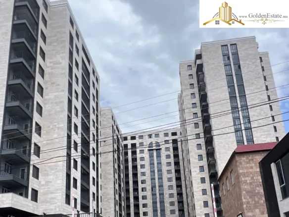 3 սենյականոց բնակարան նորակառույց շենքում Վրացական փողոցում Արաբկիրում, 97 քմ, 3/16 հարկ