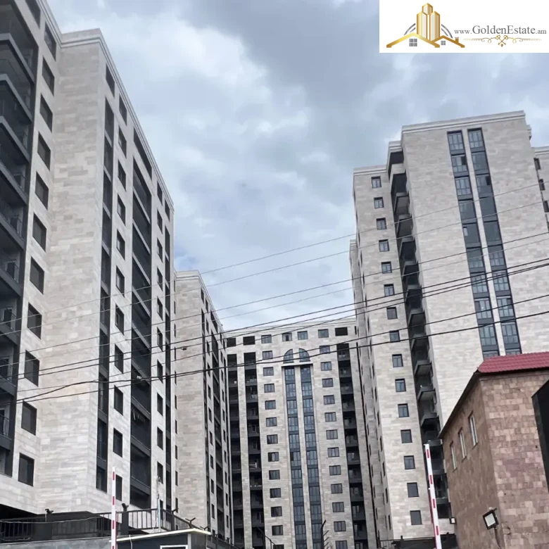 3 սենյականոց բնակարան նորակառույց շենքում Վրացական փողոցում Արաբկիրում, 97 քմ, 3/16 հարկ