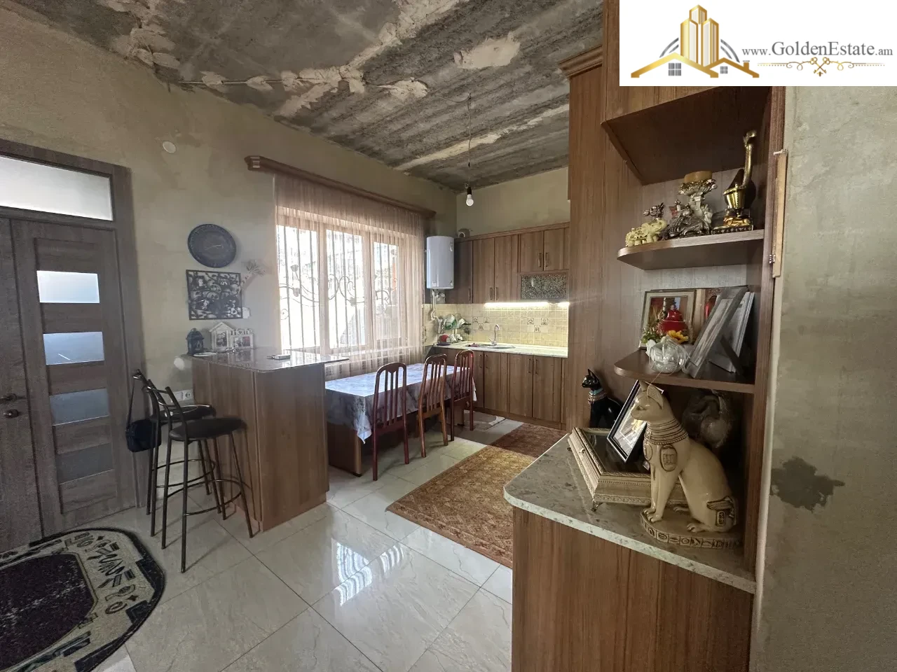 Մեկ հարկանի քարե տուն Այգեգործների փողոցում Նոր Նորքում, 135 քմ, 500 քմ հողի վրա, 2 սանհանգույց