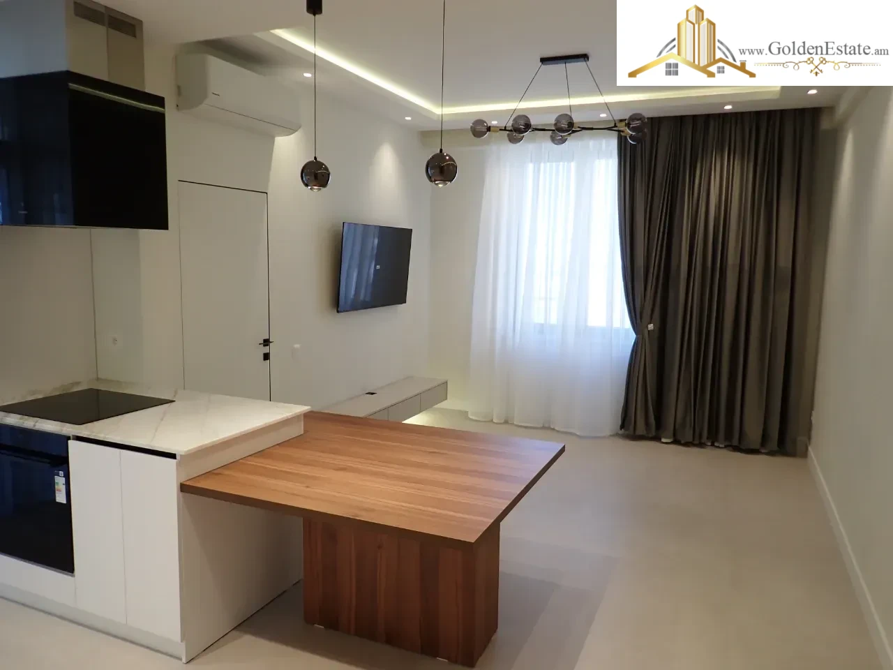 3 սենյականոց բնակարան նորակառույց շենքում Արշակունյաց պողոտայում կենտրոնում, 60 քմ, 6/18 հարկ