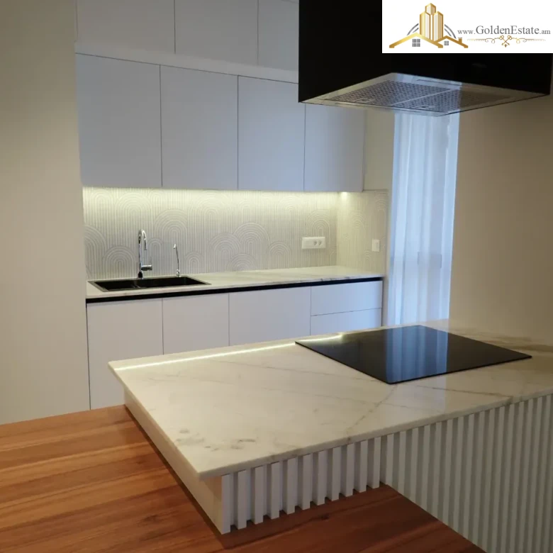 3 սենյականոց բնակարան նորակառույց շենքում Արշակունյաց պողոտայում կենտրոնում, 60 քմ, 6/18 հարկ