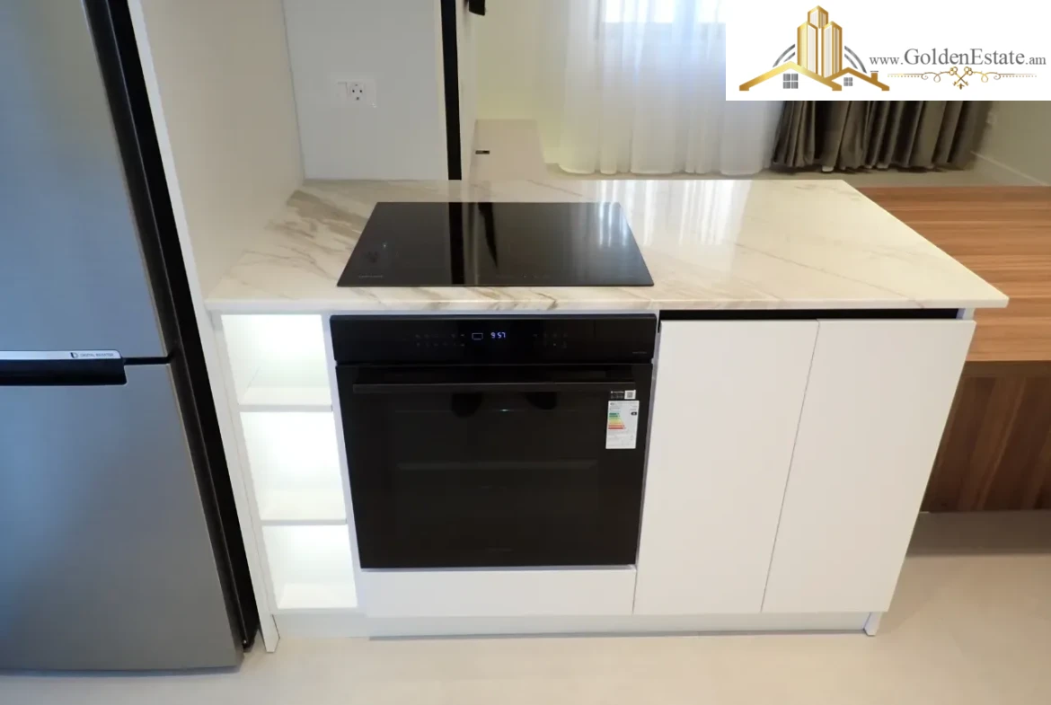 3 սենյականոց բնակարան նորակառույց շենքում Արշակունյաց պողոտայում կենտրոնում, 60 քմ, 6/18 հարկ