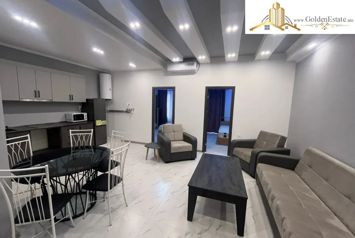 3 սենյականոց բնակարան նորակառույց շենքում Մուրացանի փողոցում Էրեբունիում, 63 քմ, նախավերջին հարկ