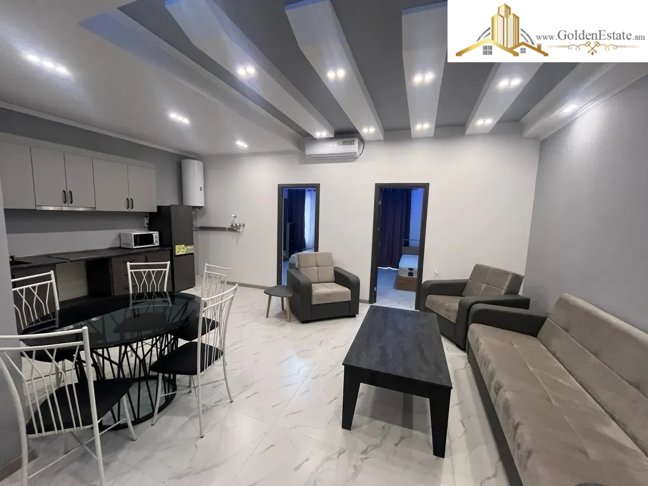 3 սենյականոց բնակարան նորակառույց շենքում Մուրացանի փողոցում Էրեբունիում, 63 քմ, նախավերջին հարկ