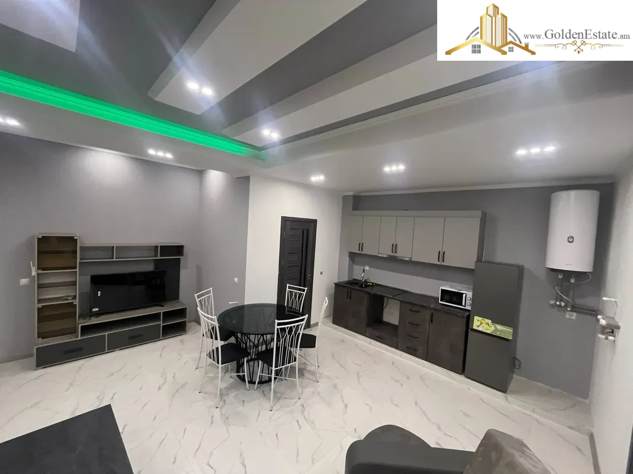 3 սենյականոց բնակարան նորակառույց շենքում Մուրացանի փողոցում Էրեբունիում, 63 քմ, նախավերջին հարկ