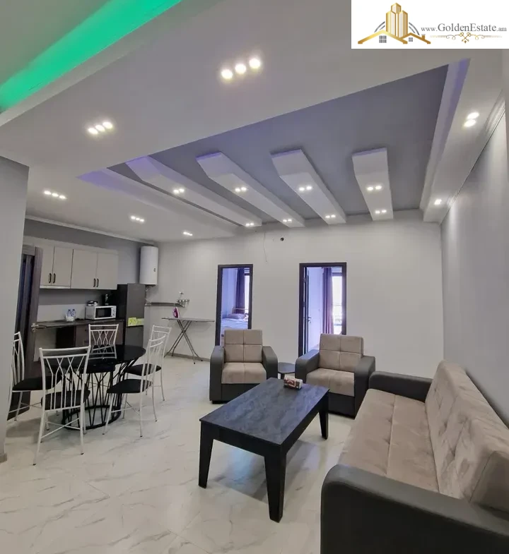 3 սենյականոց բնակարան նորակառույց շենքում Մուրացանի փողոցում Էրեբունիում, 63 քմ, նախավերջին հարկ