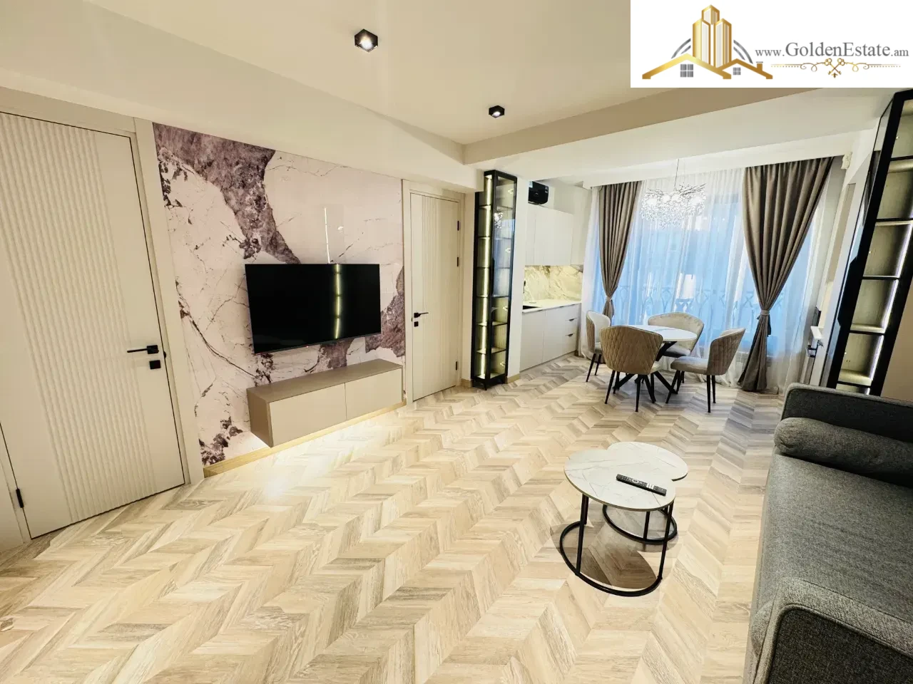 2 սենյականոց բնակարան նորակառույց շենքում Օրբելի եղբայրների փողոցում կենտրոնում, 42 քմ, 4/8 հարկ