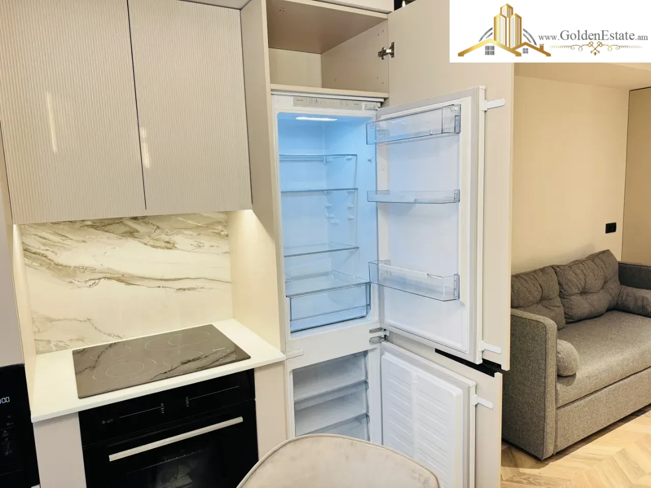 2 սենյականոց բնակարան նորակառույց շենքում Օրբելի եղբայրների փողոցում կենտրոնում, 42 քմ, 4/8 հարկ