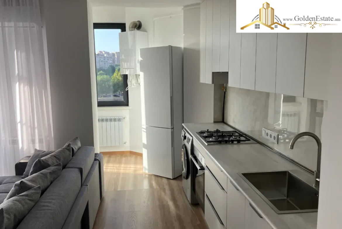 2 սենյականոց բնակարան նորակառույց շենքում Ալմաթիի փողոցում Ավանում, 56 քմ, 7/12 հարկ