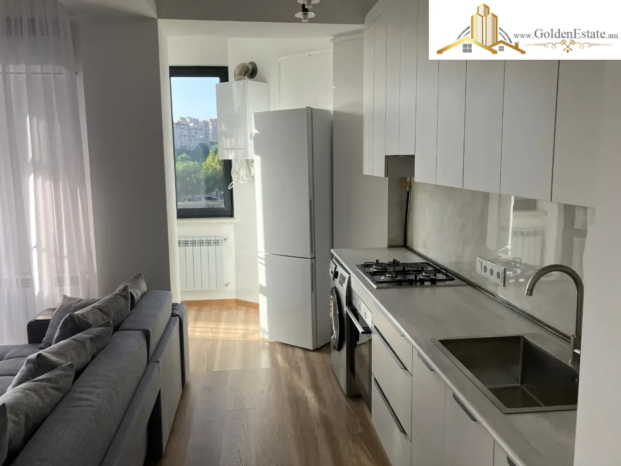 2 սենյականոց բնակարան նորակառույց շենքում Ալմաթիի փողոցում Ավանում, 56 քմ, 7/12 հարկ