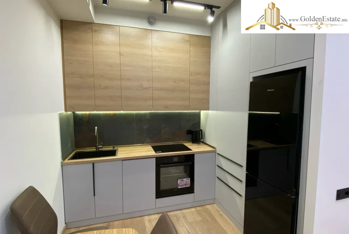 2 սենյականոց բնակարան նորակառույց շենքում Արշակունյաց պողոտայում կենտրոնում, 52 քմ, 6/18 հարկ