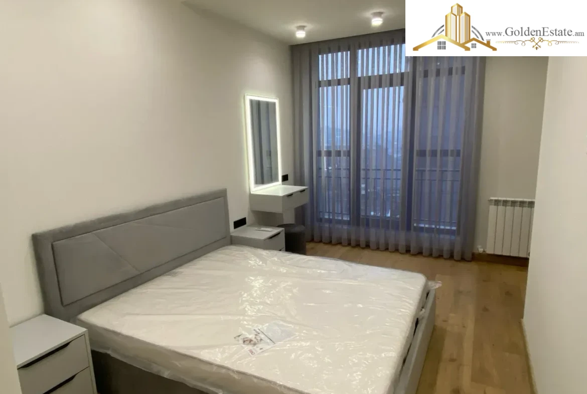 2 սենյականոց բնակարան նորակառույց շենքում Արշակունյաց պողոտայում կենտրոնում, 52 քմ, 6/18 հարկ