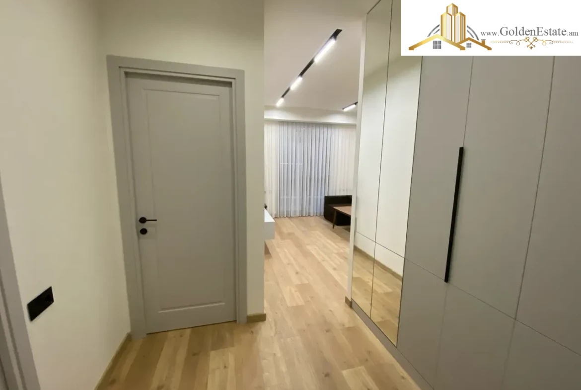 2 սենյականոց բնակարան նորակառույց շենքում Արշակունյաց պողոտայում կենտրոնում, 52 քմ, 6/18 հարկ