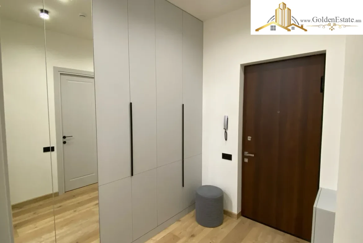 2 սենյականոց բնակարան նորակառույց շենքում Արշակունյաց պողոտայում կենտրոնում, 52 քմ, 6/18 հարկ