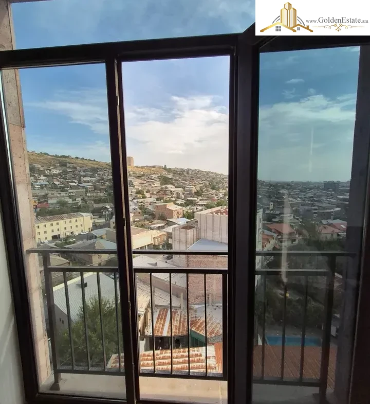 2 սենյականոց բնակարան նորակառույց շենքում Չարենցի փողոցում կենտրոնում, 62 քմ, 9/16 հարկ