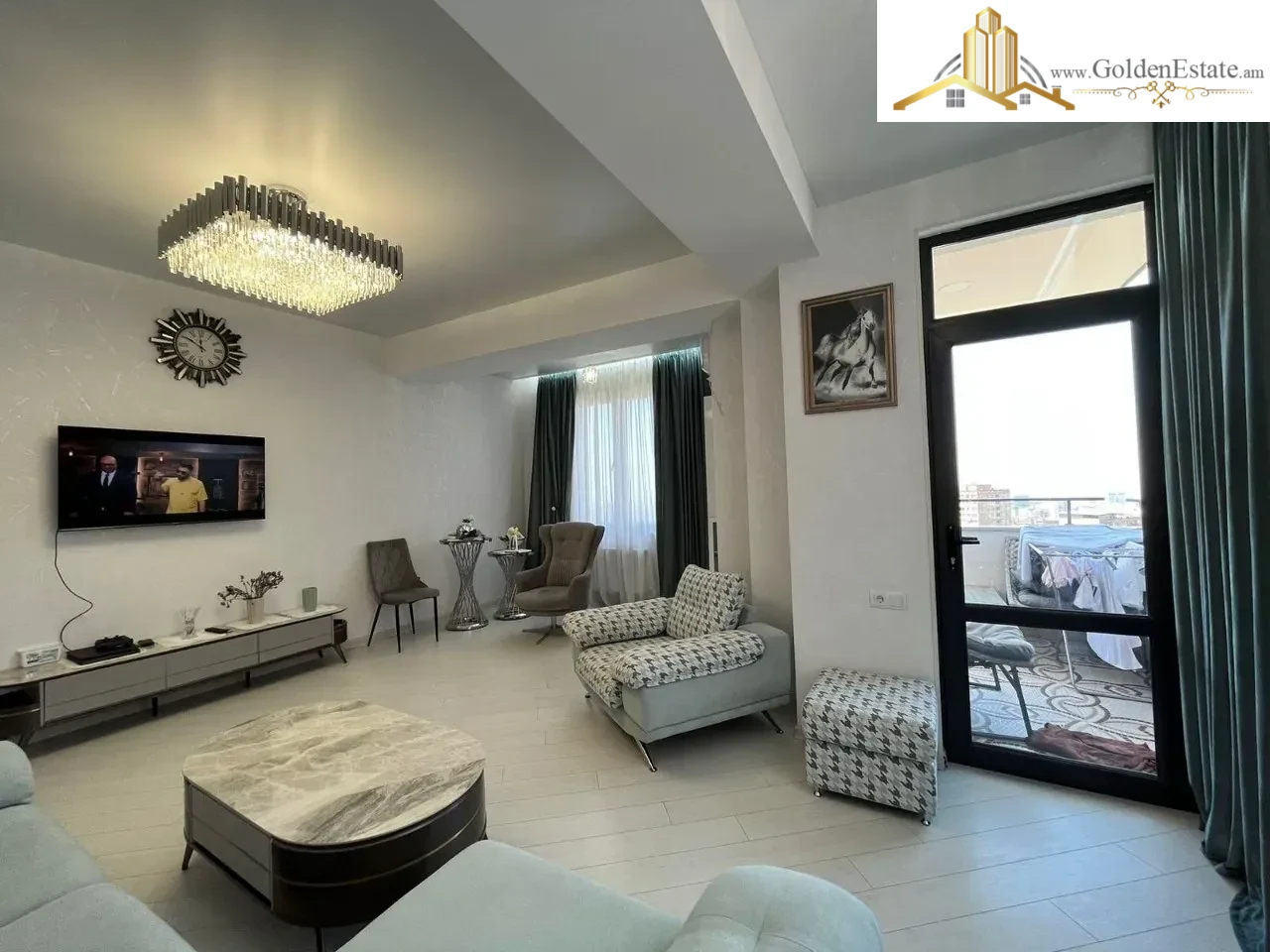 4 սենյականոց բնակարան նորակառույց շենքում Արղության փողոցում Արաբկիրում, 96 քմ, 12/14 հարկ