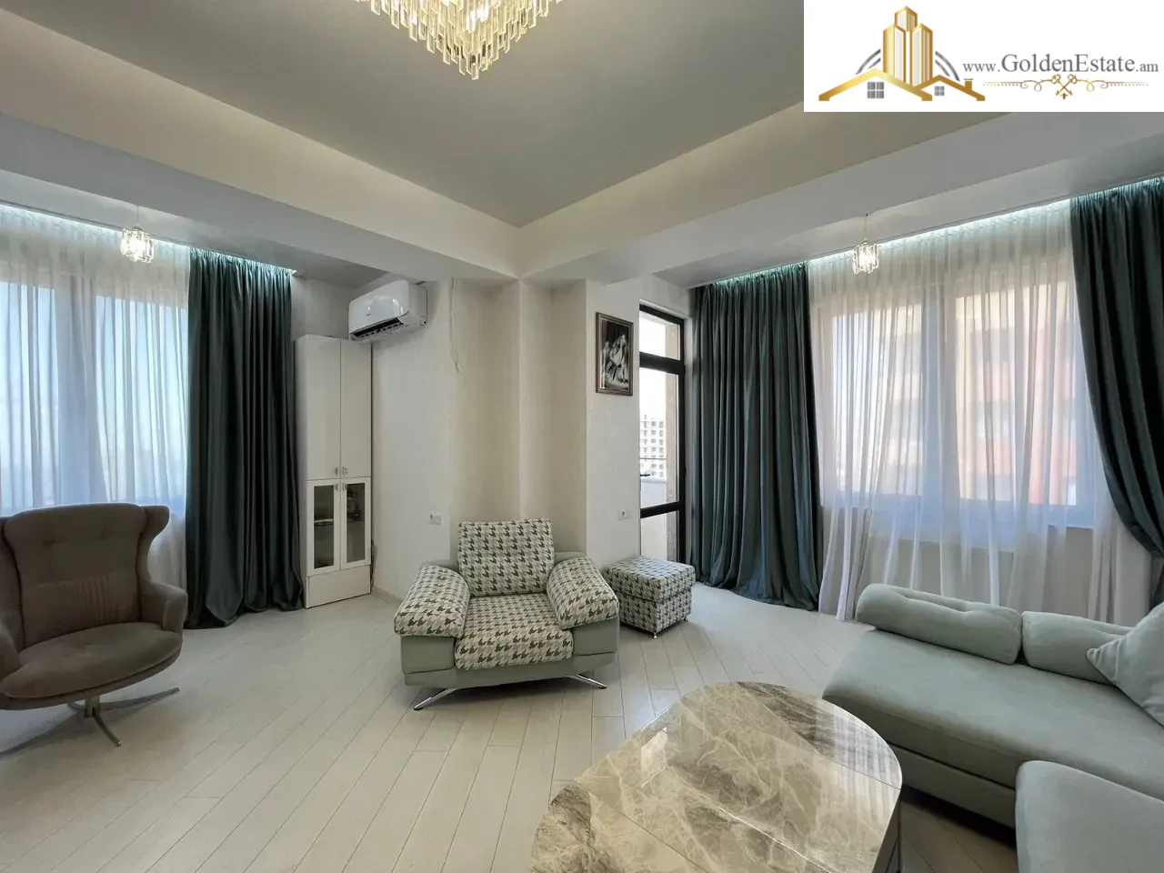 4 սենյականոց բնակարան նորակառույց շենքում Արղության փողոցում Արաբկիրում, 96 քմ, 12/14 հարկ