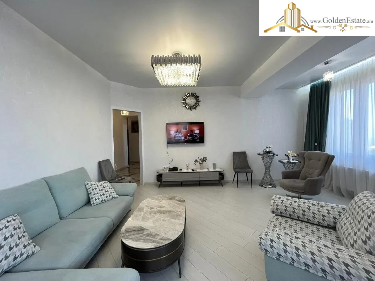 4 սենյականոց բնակարան նորակառույց շենքում Արղության փողոցում Արաբկիրում, 96 քմ, 12/14 հարկ