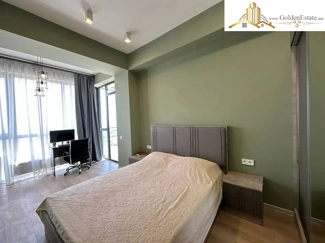 2 սենյականոց բնակարան նորակառույց շենքում Քանաքեռ-Զեյթունում, 60 քմ, 10/16 հարկ, բարձր առաստաղներ