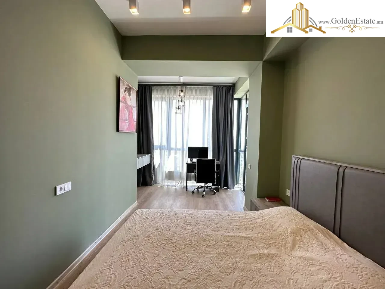 2 սենյականոց բնակարան նորակառույց շենքում Քանաքեռ-Զեյթունում, 60 քմ, 10/16 հարկ, բարձր առաստաղներ