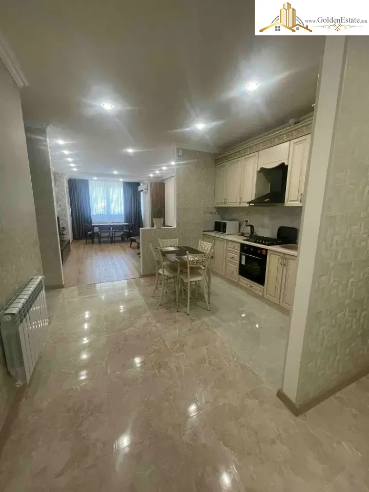 2 սենյականոց բնակարան նորակառույց շենքում Տերյան փողոցում կենտրոնում, 78 քմ, բարձր առաստաղներ