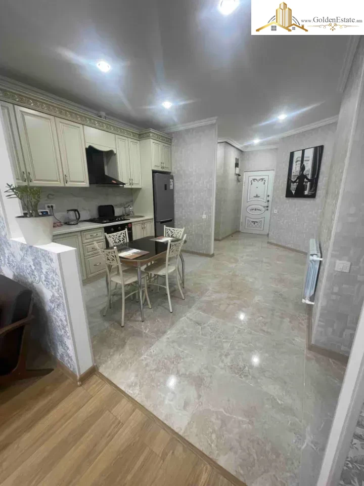 2 սենյականոց բնակարան նորակառույց շենքում Տերյան փողոցում կենտրոնում, 78 քմ, բարձր առաստաղներ