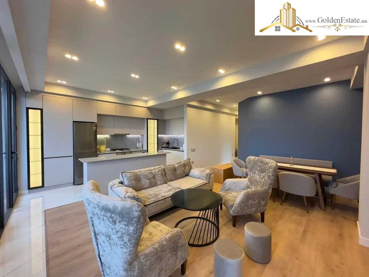 2 սենյականոց բնակարան նորակառույց շենքում Դավիթ Անհաղթի փողոցում, 76 քմ, 10/15 հարկ