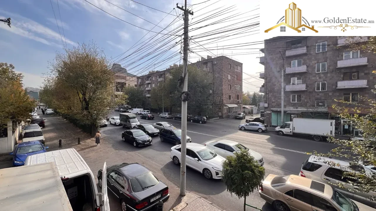 1 սենյականոց բնակարան Գարեգին Նժդեհի փողոցում կենտրոնում, 40 քմ, 2/4 հարկ, բարձր առաստաղներ