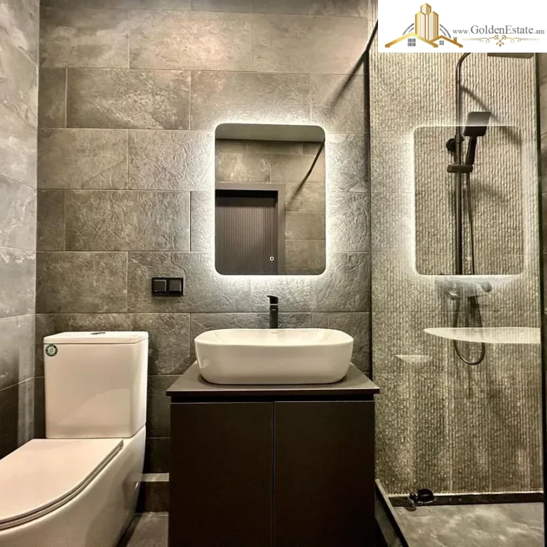 2 սենյականոց բնակարան նորակառույց շենքում Ադոնցի փողոցում Արաբկիրում, 59 քմ, նախավերջին հարկ